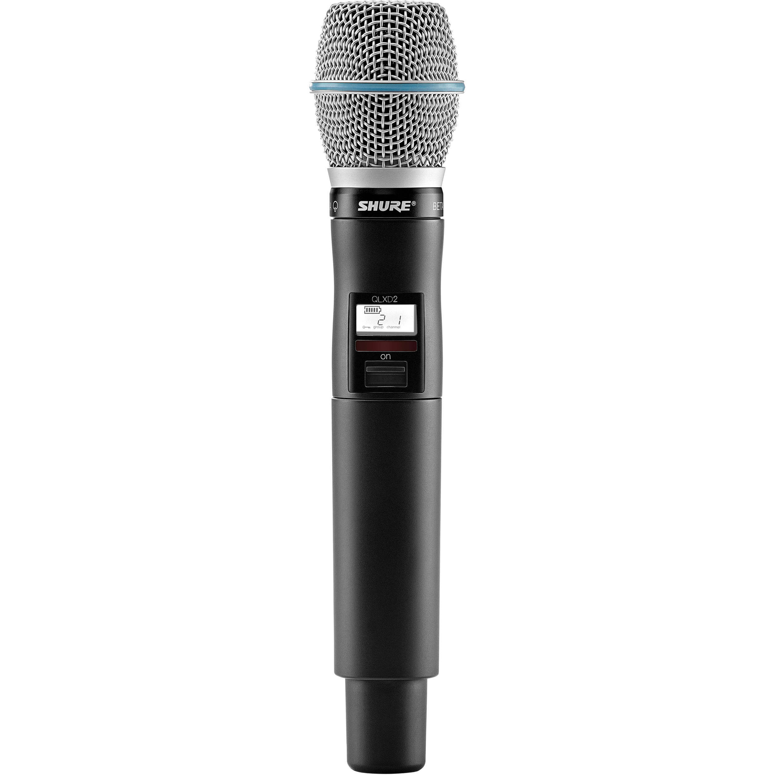 Shure general QLXD2/B87A TRansmisor de micrófono inalámbrico de mano.